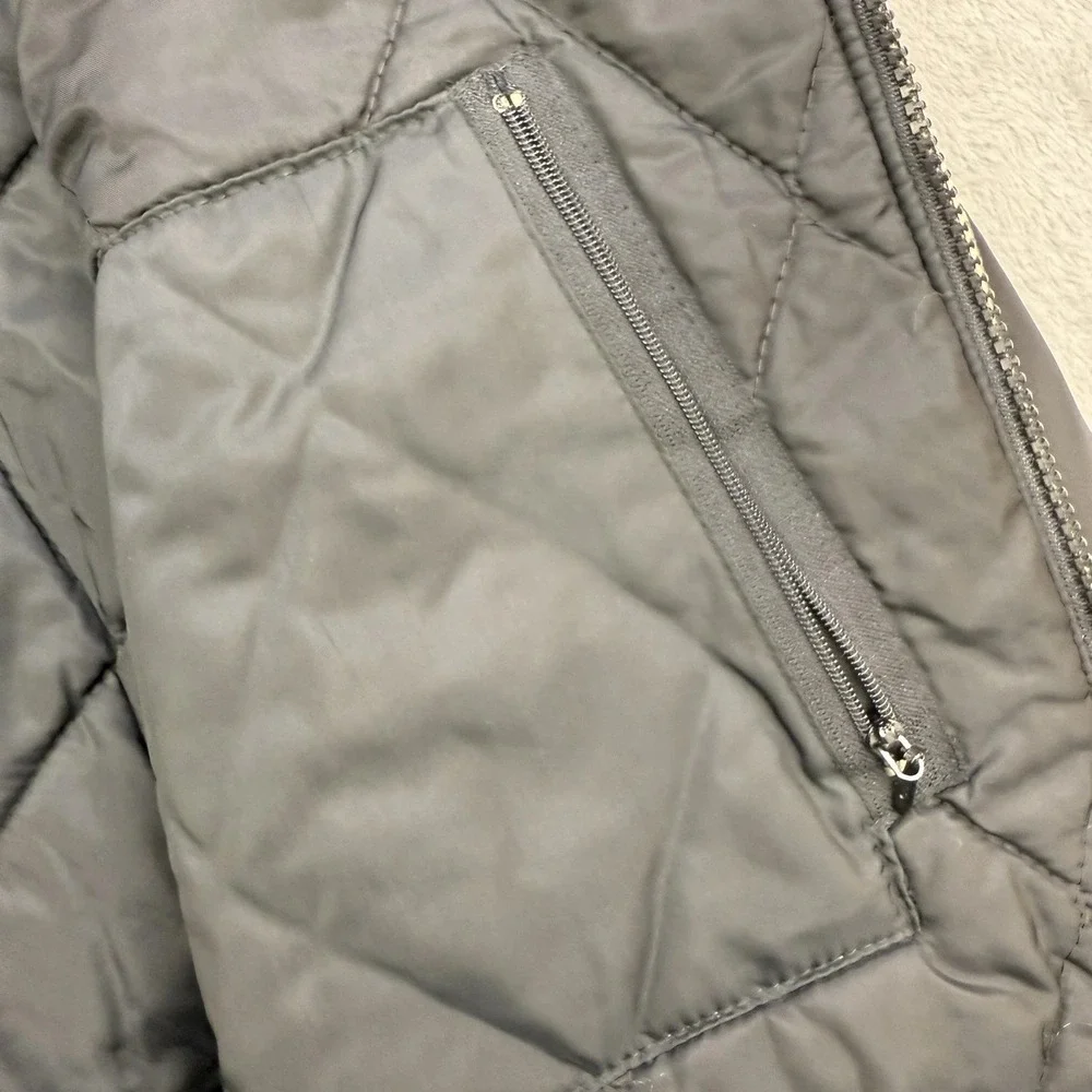 Yamaha Jacket Mens Large Maxim Wear Vintage Snowmobile Black Quilted